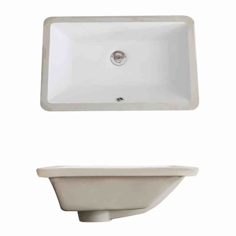 Rectangle Vanity 1811 - White - 675357