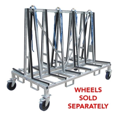 Small A Frame Double Sided Transport Cart 78"x43"x58"