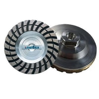 Weha Cup Wheel - 4" Aluminum, Coarse
