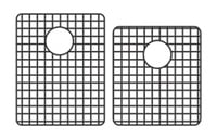 Grid Set for Double Offset Bowl - Granite Composite