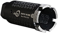 Cyclone Dry/Wet Core Bit w/ Side Protection - 1-3/8"