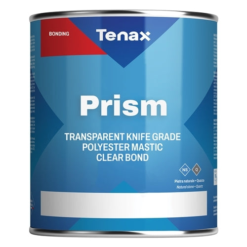 Tenax Prism Polyester Knife Grade Adhesive - Ultra Clear, 1 Quart
