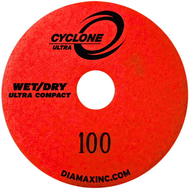 Cyclone Ultra Wet/Dry Pad - 4", 100 grit