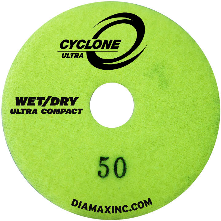 Cyclone Ultra Wet/Dry Pad - 4", 50 grit