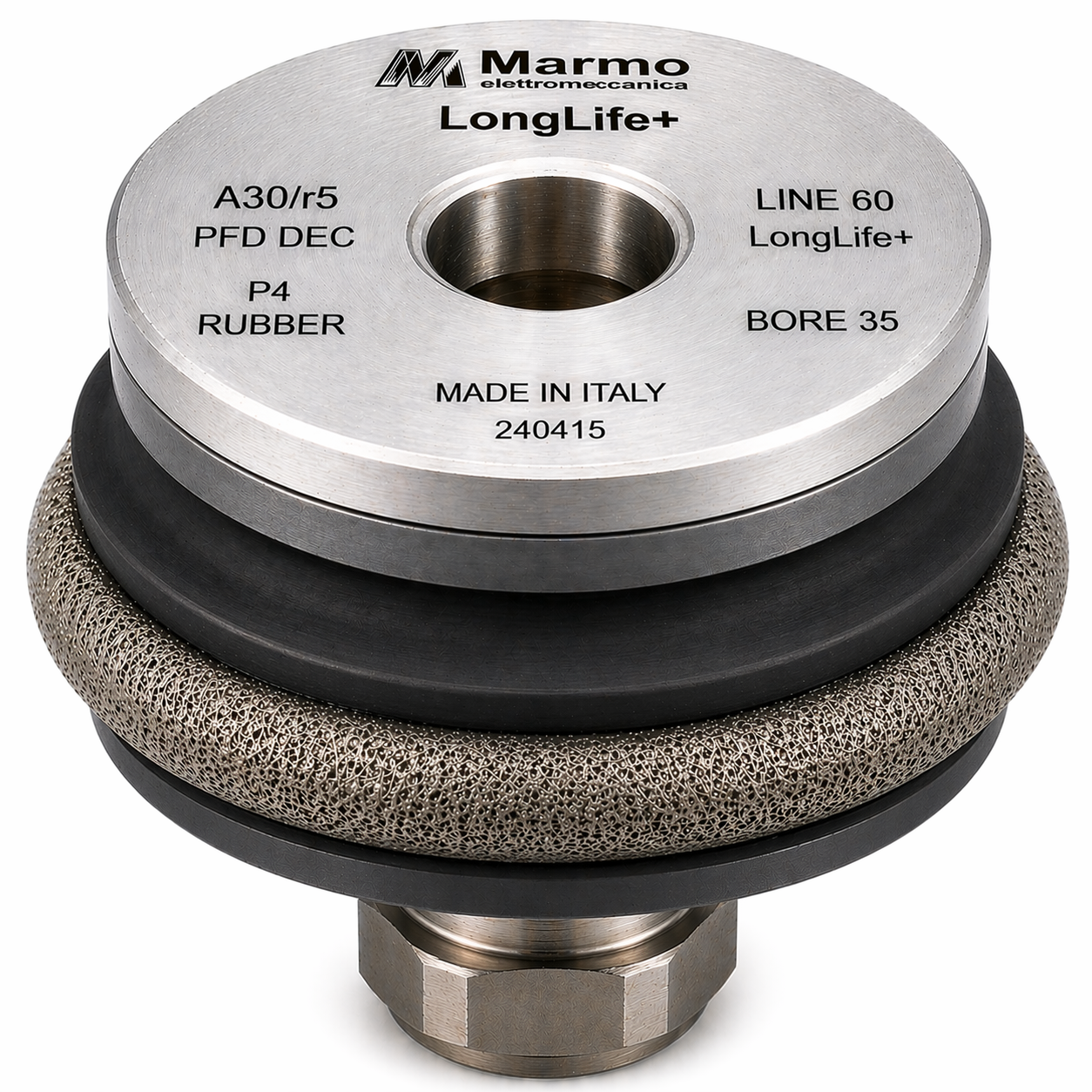 Marmo Elettromeccanica LongLife+ Profile Wheel - Line 60, P5 Metal, LongLife+, YS40 3x3, Bore 35 Fitting