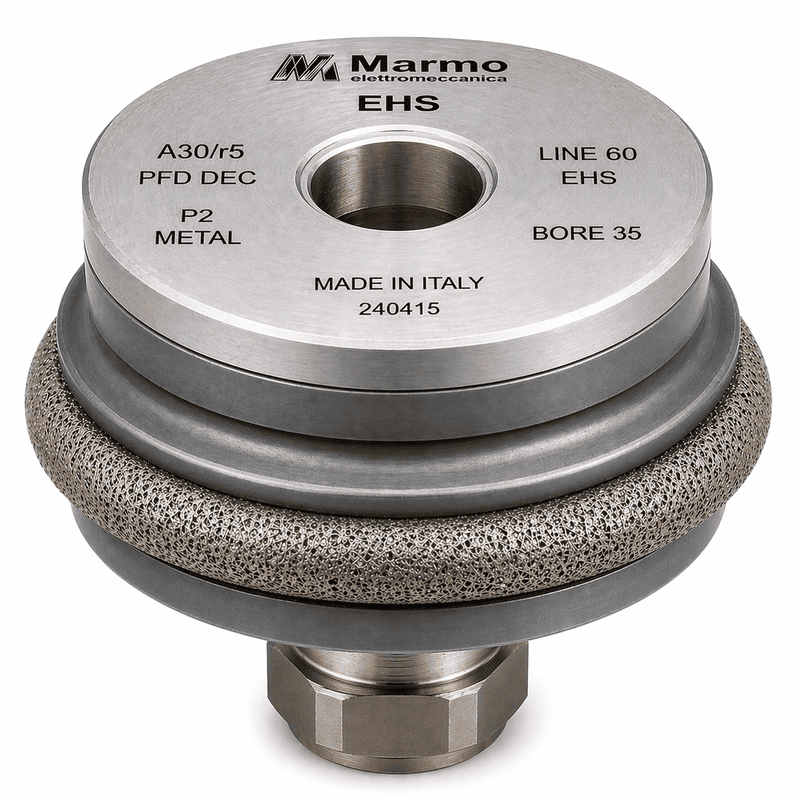 Marmo Elettromeccanica EHS Profile Wheel - Line 60, P2 Metal, EHS, A30/r5 PFD DEC, Bore 35 Fitting