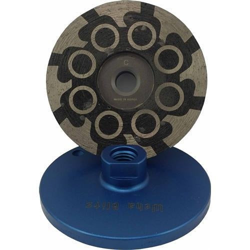 Weha Blitz Cup Wheel - 4", Coarse w/ Resin