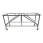 Weha 27" Galvanized Work Table w/ Wood Insert