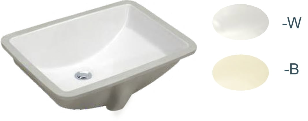 Rectangle Vanity 1913 - White - 982423