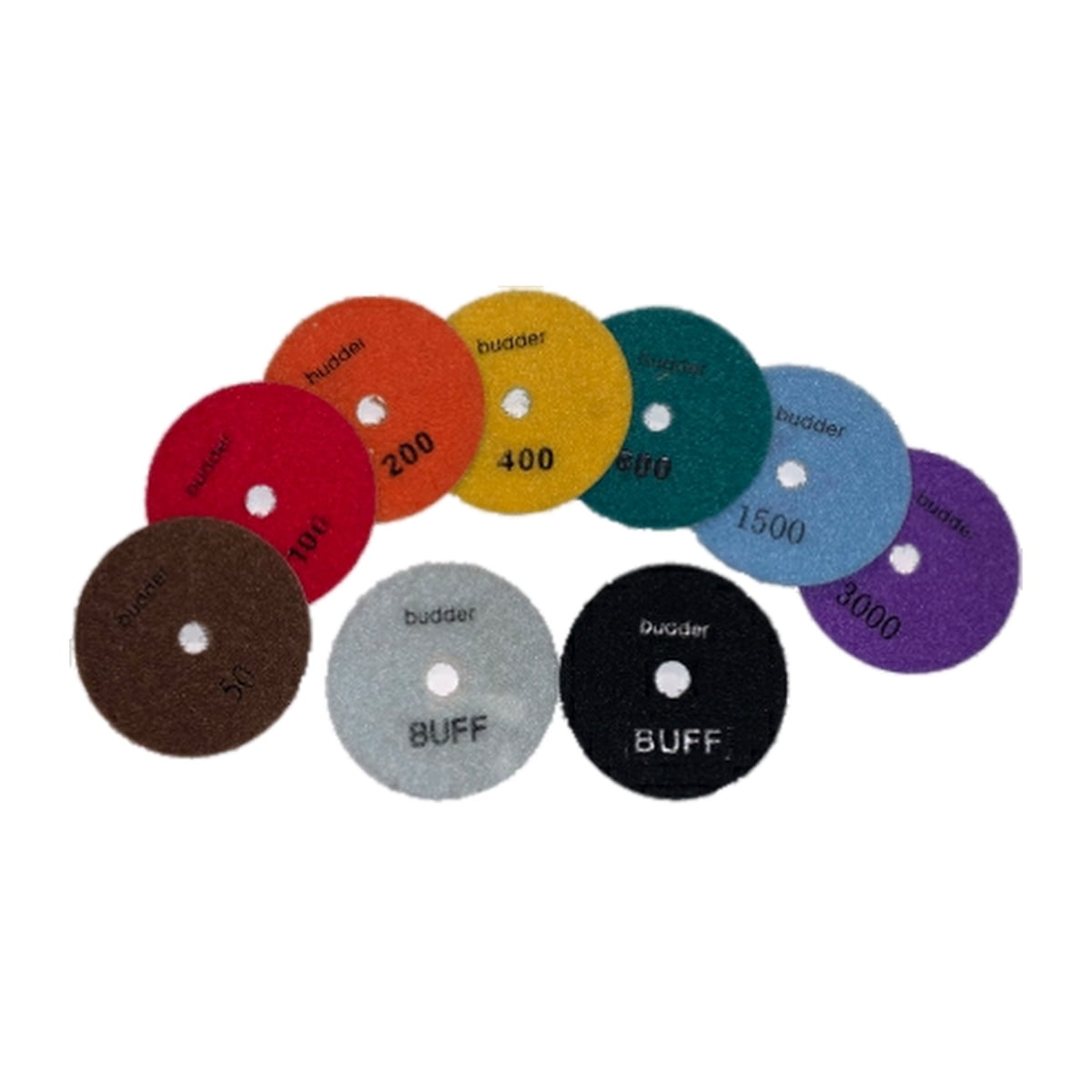 Budder Wet/Dry Pad - 4" White Buff