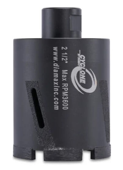 Cyclone Wet/Dry Core Bit - 2-1/2"