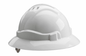 Full Brim Hard Hat - Unvented, White