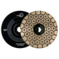Cyclone Hex Flat Cup Wheel - 4" Medium w/Resin