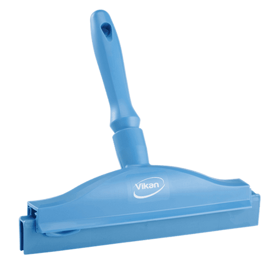 9.8" V-Clean Squeegee Base, Handle, & Double Blade, Blue