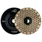 Cyclone Hex Flat Cup Wheel - 4" Fine w/Resin