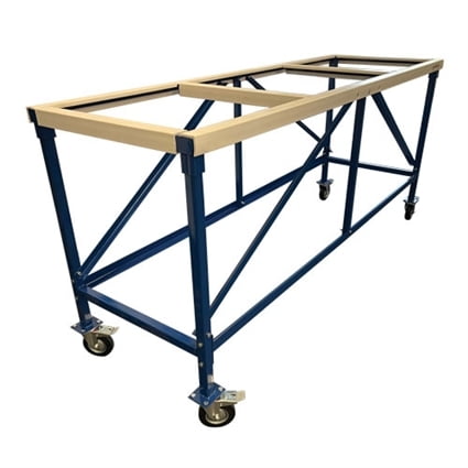 Weha 27" Work Table w/ White Rubber Top
