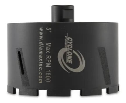 Cyclone Wet/Dry Core Bit - 5"