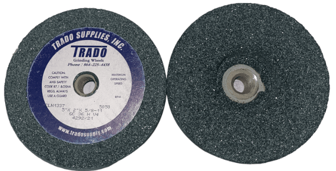 Grinding Wheel, Hybrid Green, 5", 46 Grit T