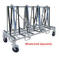 Shorty A Frame Cart Double Sided Transport Cart 78" x 32" x 33"