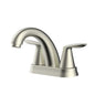Thriftco 4 Inch Centerset 2-Handle Bathroom Faucet ‚Äì Brushed Nickel