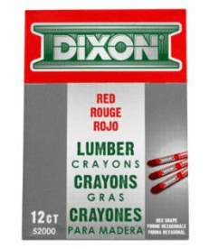 Dixon Lumber Crayon, Box of 12
