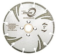 Cyclone Super Electroplated Blade - 4" Marble