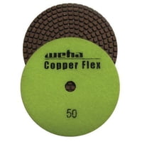 Weha CopperFlex Wet Pad - 4", 50 grit