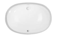 Oval Vanity 2216 - White