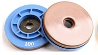 Copper Disc 5" Snail Lock, 100 Grit