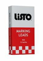 Refill Leads for Marking Pencil - Red