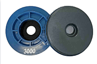 Copper Disc 5" Snail Lock, 3000 Grit