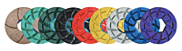 SuperAbrasive 5" Epoxy Snail Lock Polish Disc, GlossFire, 100 Grit