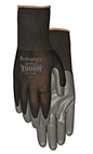 Bellingham Nitrile Tough Coated Black Gloves, 12 pairs, Medium