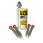 Budder Seams, No Drip UV Stable, 250mL Cartridge w/ 4 Mixing Nozzles - i-TRANSPARENT WHITE