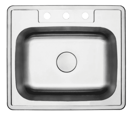 Medium Single Bowl-18g, H Series, Drop-In - 888915