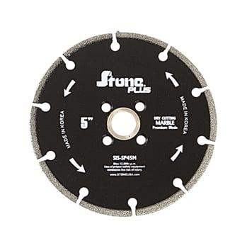 Stone Plus Electroplated Blade - 5" Marble