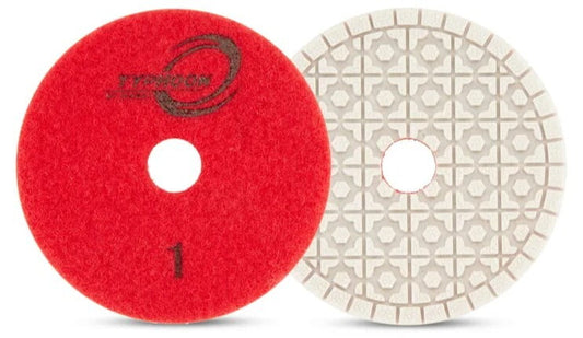 Typhoon ES White 3 Step Wet Polishing Pad - Step 1