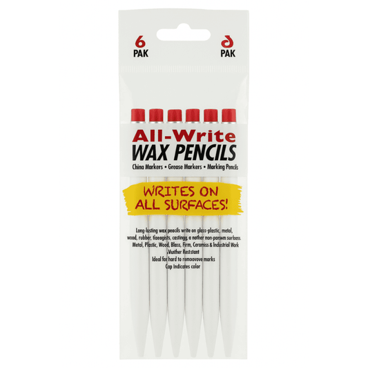 Marking Pencil - White Grease - Bag of 6