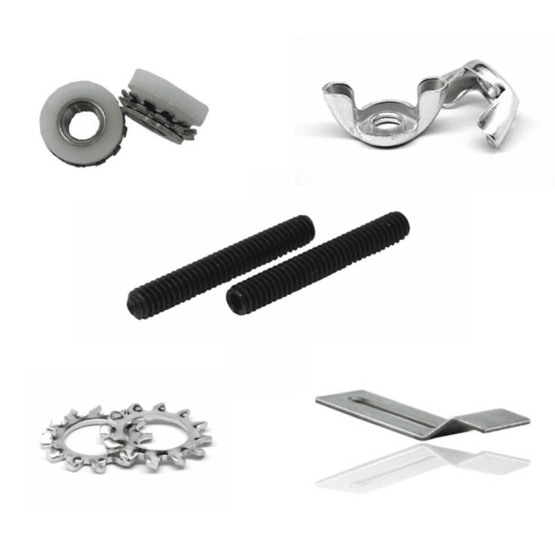 Keep-Nut 100-pc Full Set w/ 1-1/4" Posts (For Thin-Rim Sinks)