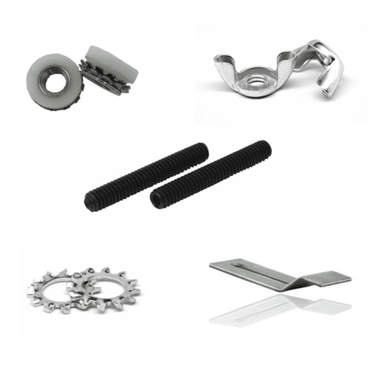 Keep-Nut 100-pc Full Set w/ 1-1/4" Posts (For Thin-Rim Sinks)