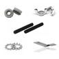 Keep-Nut 100-pc Full Set w/ 1-1/4" Posts (For Thin-Rim Sinks)