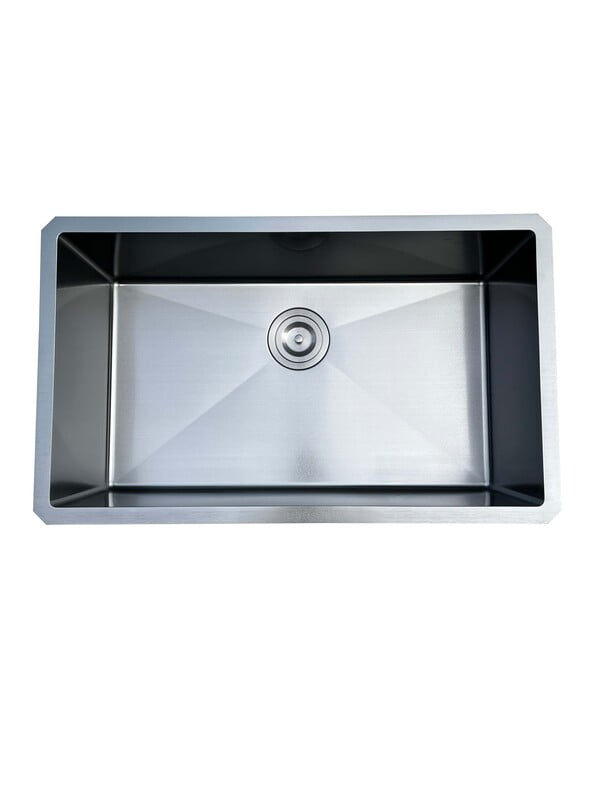 Large Single Bowl - 18g, HZX Series, Nested, Black, 30" - 162143