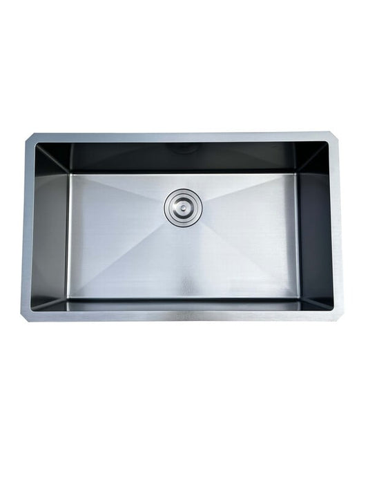Large Single Bowl - 18g, HZX Series, Nested, Black, 30" - 162143
