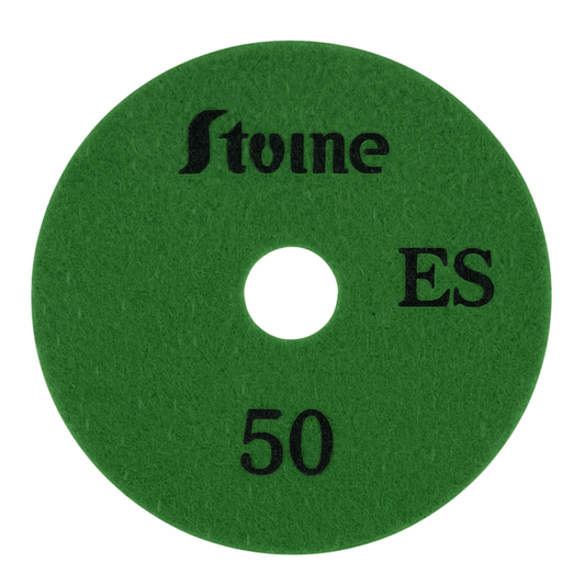 Stone Wet Polishing Pad - 4", 50 grit (Engineered Stone)