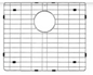 Grid for Medium Single Bowl - Stainless HZX / HZR, Black - 485617