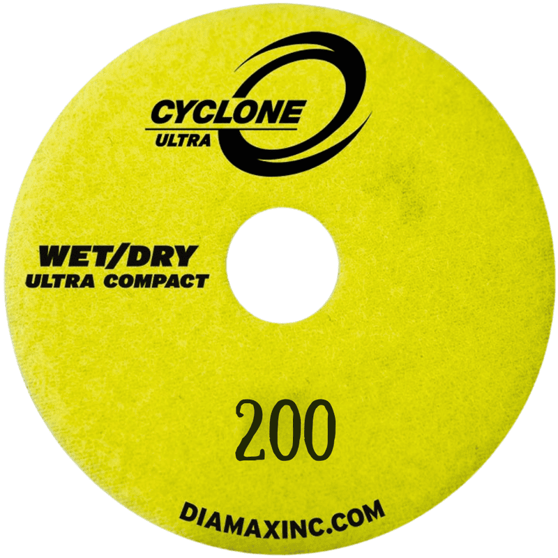Cyclone Ultra Wet/Dry Pad - 4", 200 grit