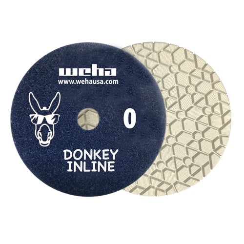 Donkey 3 Step Inline Polishing Pad - 6", Step 0