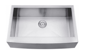 Large Single Bowl - 18g, HZ APRON Series, Zero Radius, 30" - 540455
