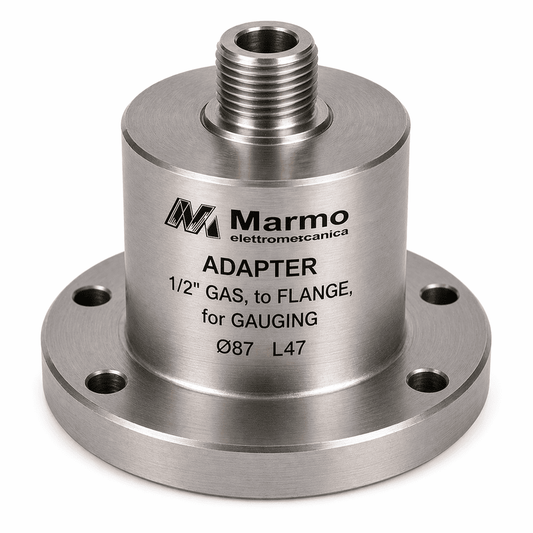 Marmo Elettromeccanica Adapter 1/2" Gas, to Flange, for Gauging  ?ò87 L47