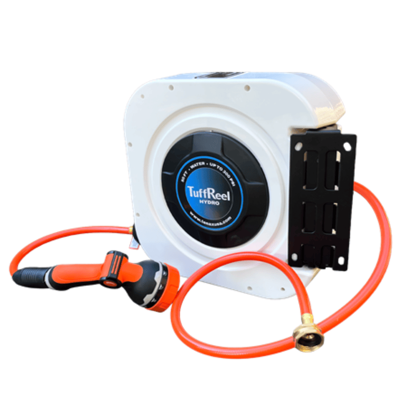 Tenax TuffReel Hyrdo Retractable Water Hose Reel - 50ft